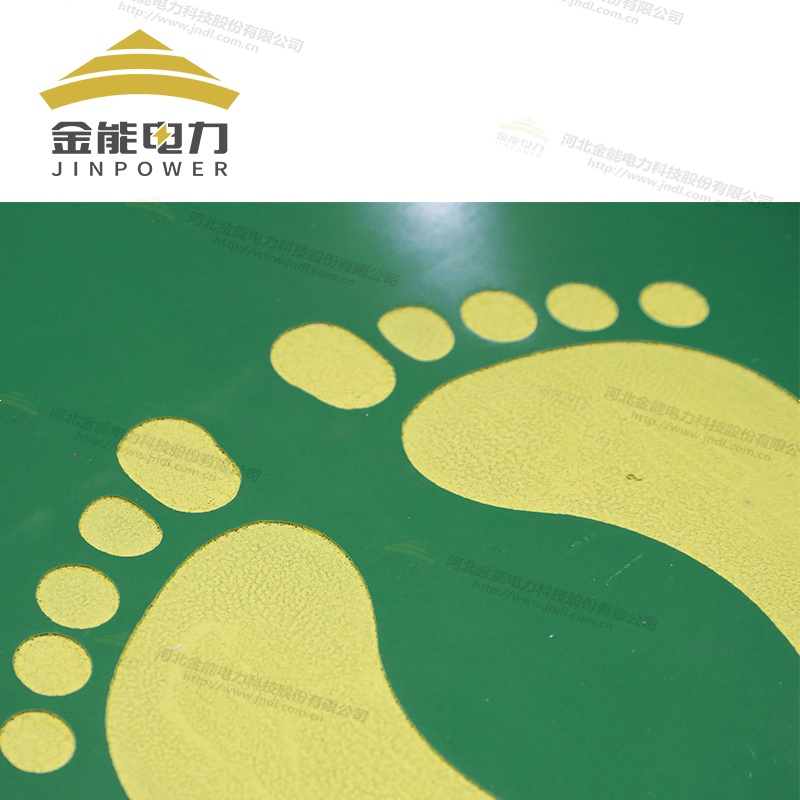 環保絕緣作業墊雕刻+UV印刷更牢固